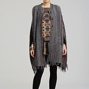 NWT Free People Wool Blend Sweater Coat